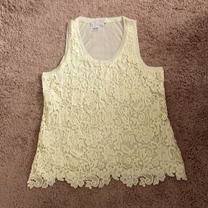 Beautiful crochet tank top. New!